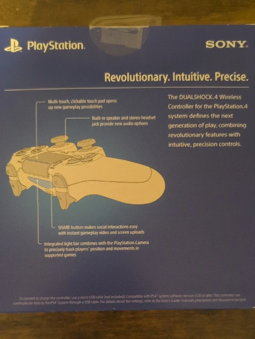Sony DualShock 4 Wireless Controller - Black